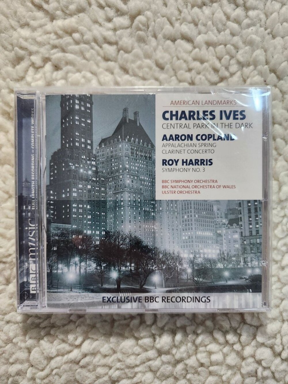 Charles Ives Aaron Copland Roy Harris CD American Landmarks BBC Recordings New